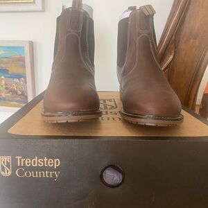 Tredstep Brown Leather Spirit Ankle Boots - NWT and NIB